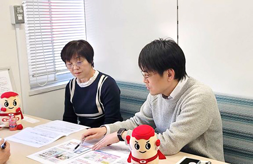 大阪北部ヤクルト販売株式会社様でのインタビュー風景